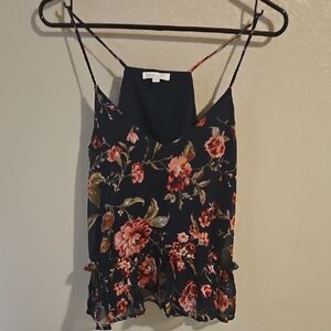 Floral Spaghetti Strap Top
